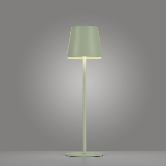 JUST LIGHT EURIA LED AKKU-Tischleuchte Warmweiss Dimmbar 2,5W grün IP54 19250-43