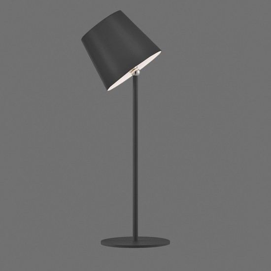 JUST LIGHT BOTERIA LED AKKU-Tischleuchte Warmweiss Dimmbar 2,5W schwarz IP54 19251-18