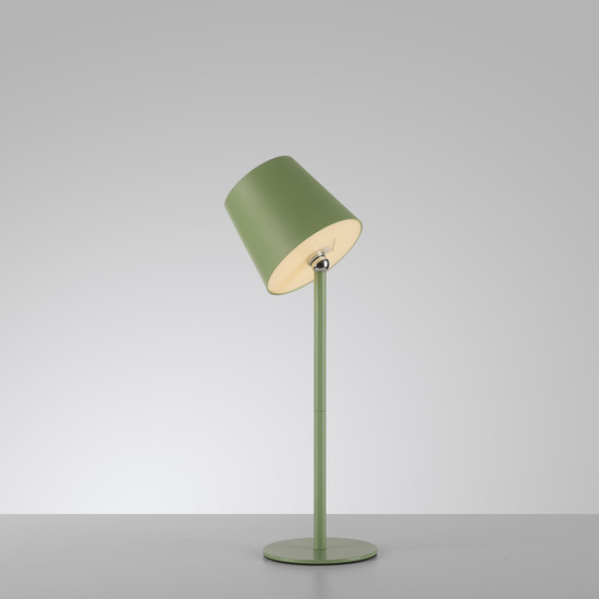 JUST LIGHT BOTERIA LED AKKU-Tischleuchte Warmweiss Dimmbar 2,5W grün IP54 19251-43