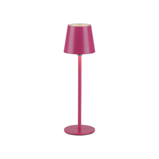 JUST LIGHT BOTERIA LED AKKU-Tischleuchte Warmweiss Dimmbar 2,5W pink IP54 19251-87