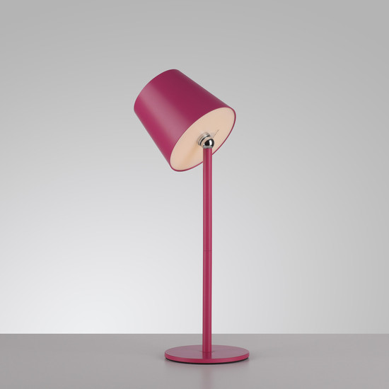 JUST LIGHT BOTERIA LED AKKU-Tischleuchte Warmweiss Dimmbar 2,5W pink IP54 19251-87