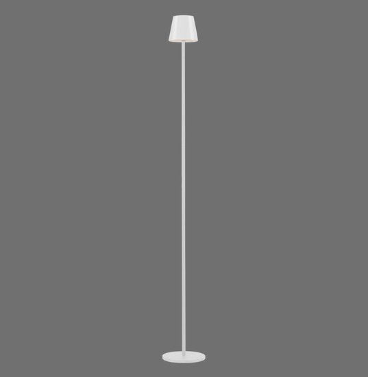 JUST LIGHT EURIA LED AKKU-Stehleuchte Warmweiss Dimmbar 2,5W weiss IP54 19252-16