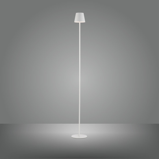 JUST LIGHT EURIA LED AKKU-Stehleuchte Warmweiss Dimmbar 2,5W weiss IP54 19252-16