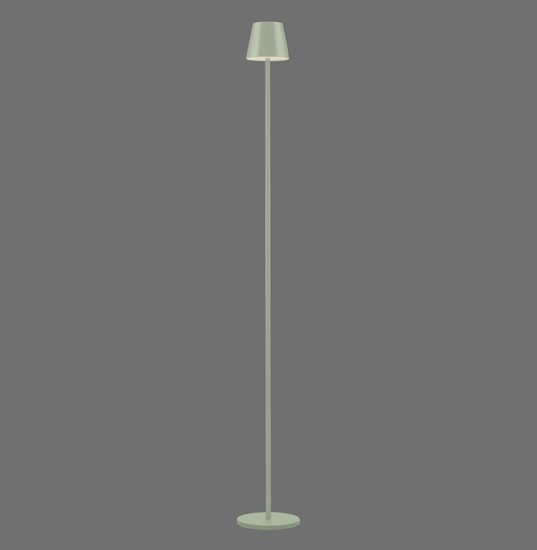 JUST LIGHT EURIA LED AKKU-Stehleuchte Warmweiss Dimmbar 2,5W grün IP54 19252-43