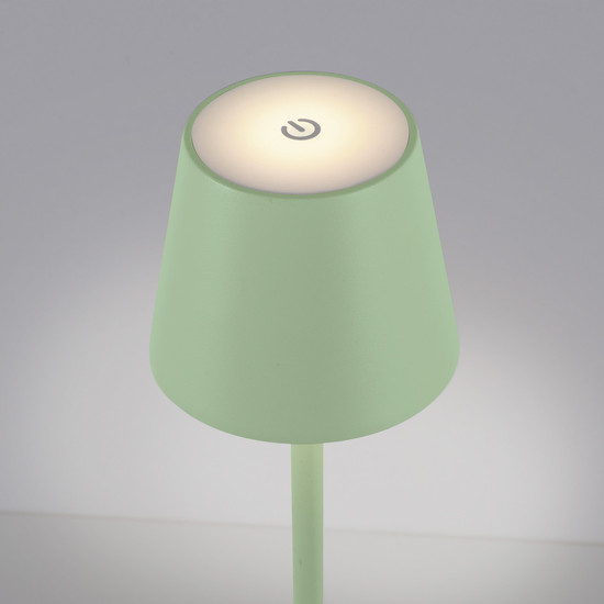 JUST LIGHT EURIA LED AKKU-Stehleuchte Warmweiss Dimmbar 2,5W grün IP54 19252-43
