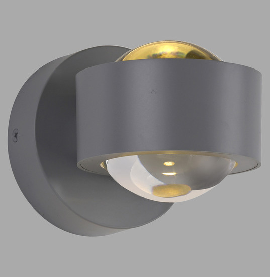 JUST LIGHT AKKU-CHIA LED AKKU-Wandleuchte Warmweiss Dimmbar 2W 2-fach silber 19330-21