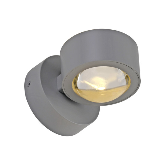 JUST LIGHT AKKU-CHIA LED AKKU-Wandleuchte Warmweiss Dimmbar 2W 2-fach silber 19330-21