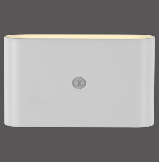 JUST LIGHT AKKU ZIDDY LED AKKU-Wandleuchte Warmweiss 3W 2-fach weiss IP44 19475-16