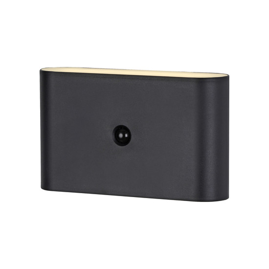 JUST LIGHT AKKU ZIDDY LED AKKU-Wandleuchte Warmweiss 3W 2-fach schwarz IP44 19475-18
