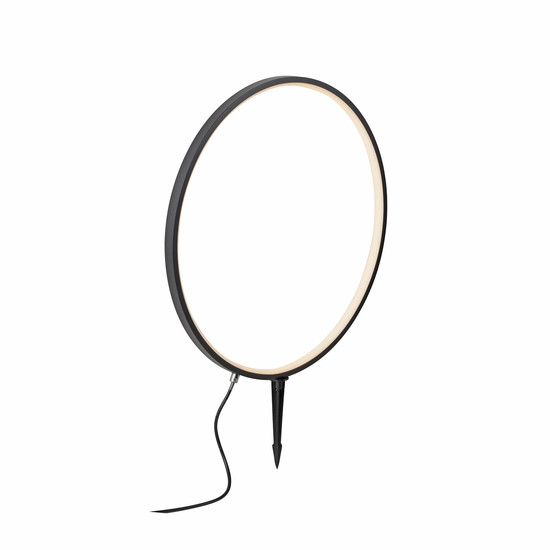 JUST LIGHT ZIRKULU LED Erdspießleuchte Warmweiss 3,1W schwarz IP65 19511-18