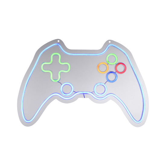 JUST LIGHT NEON-GAMER LED Neon-LED-Bild blau,grün,rot,orange 6,5W multicolor 85022-70