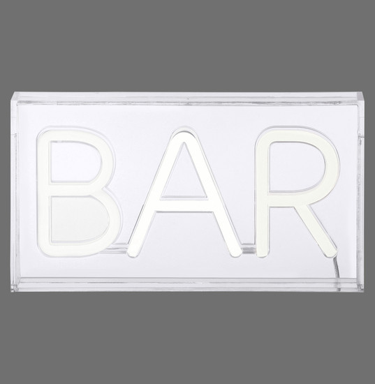 JUST LIGHT NEON-BAR LED Neon-LED-Bild weiß 7,5W weiss 85026-16
