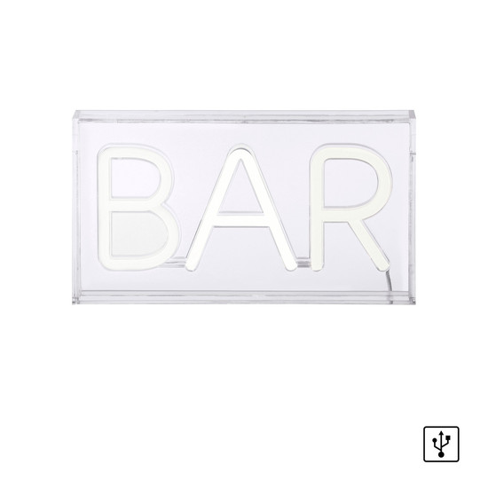JUST LIGHT NEON-BAR LED Neon-LED-Bild weiß 7,5W weiss 85026-16