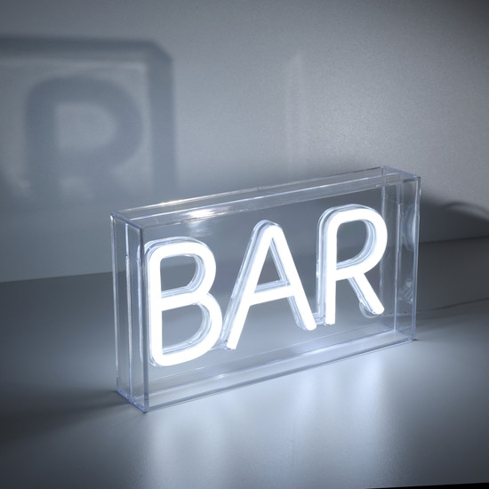 JUST LIGHT NEON-BAR LED Neon-LED-Bild weiß 7,5W weiss 85026-16