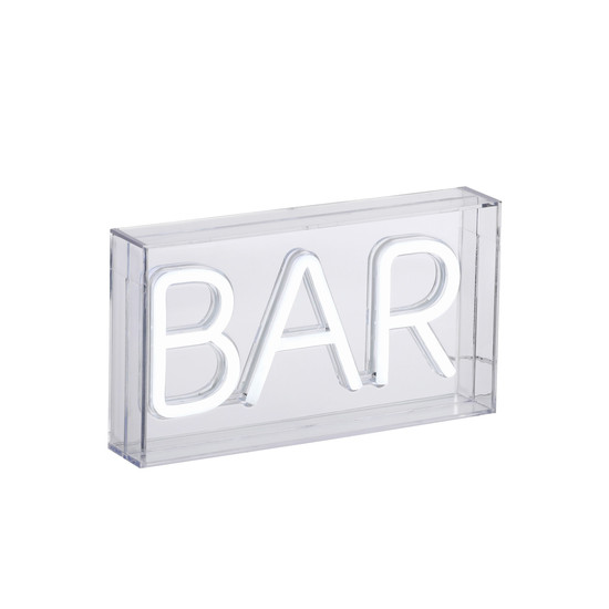 JUST LIGHT NEON-BAR LED Neon-LED-Bild weiß 7,5W weiss 85026-16