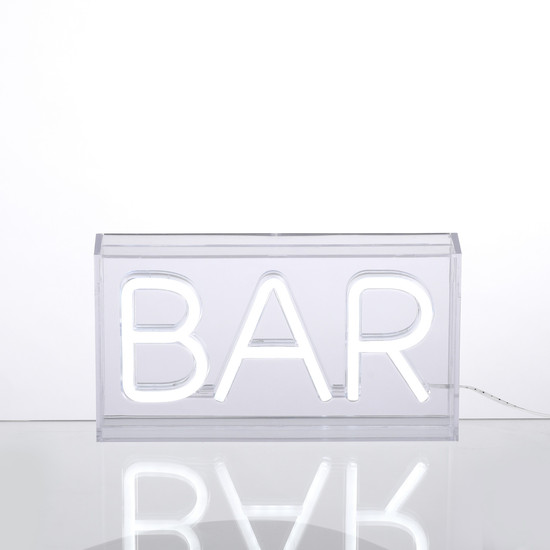 JUST LIGHT NEON-BAR LED Neon-LED-Bild weiß 7,5W weiss 85026-16