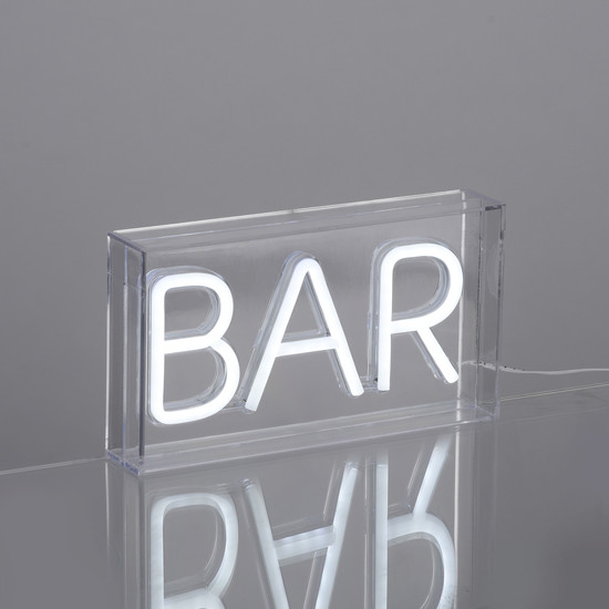 JUST LIGHT NEON-BAR LED Neon-LED-Bild weiß 7,5W weiss 85026-16