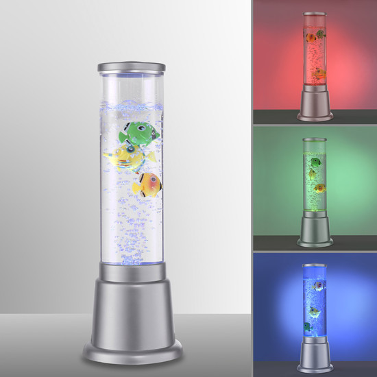 JUST LIGHT AVA LED Wassersäule RGB 0,6W 12-fach silber 85127-21