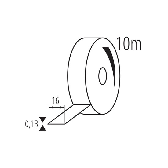 Kanlux Isolierband 1,6cm Gelb Grün 10m 1292