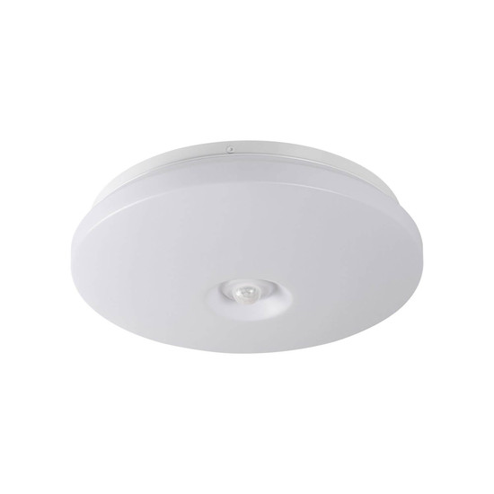 Kanlux LED Deckenleuchte Fogler 12W neutralweiss 4000K Bewegungsmelder Weiß Metall Ø28cm 18122