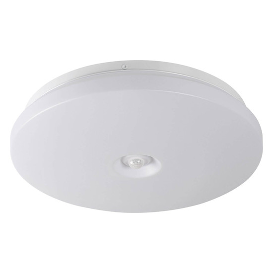 Kanlux LED Deckenleuchte Fogler 24W neutralweiss 4000K Bewegungsmelder Weiß Metall Ø38cm 18124