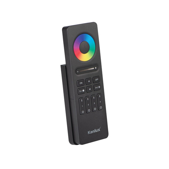 Kanlux Fernbedienung für LED Streifen RGB+CCT 4 Zonen Schwarz 22135