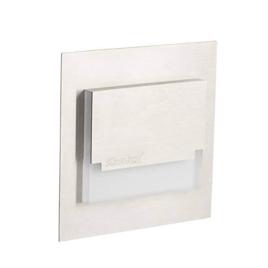 Kanlux Sabik Mini CW LED Wandeinbauleuchte silber