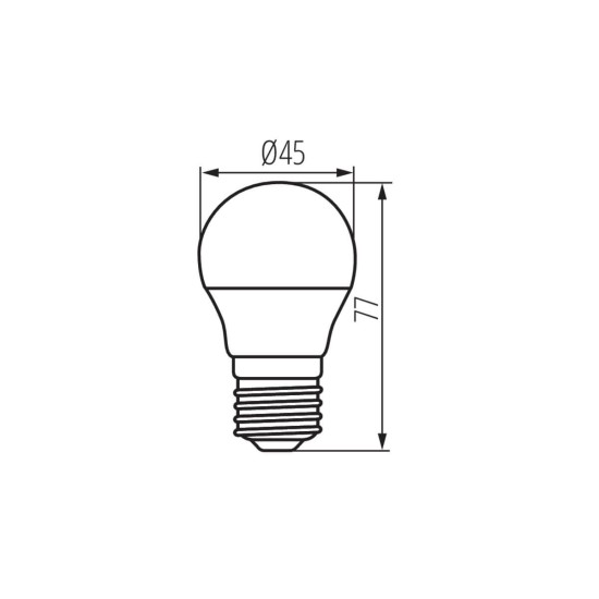 Kanlux LED-Lampe BILO LED E27 4,5W 23425