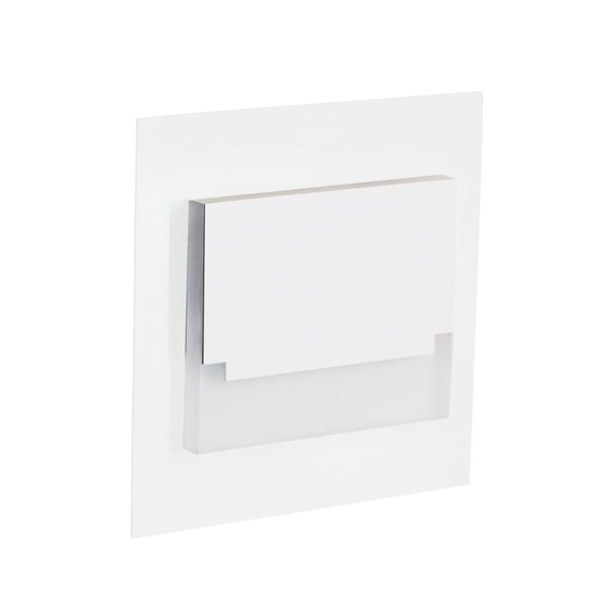 Kanlux LED Wandeinbauleuchte Sabik 0,8W neutralweiss 4000K Weiß Edelstahl 23797