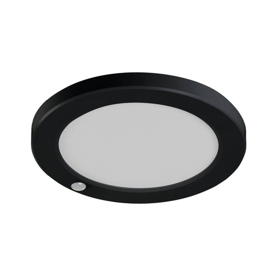 Kanlux LED Downlight Erga 17W CCT warm-/neutral-/tageslichtweiss 3000K/4000K/6500K Bewegungsmelder Schwarz Ø23cm 24605