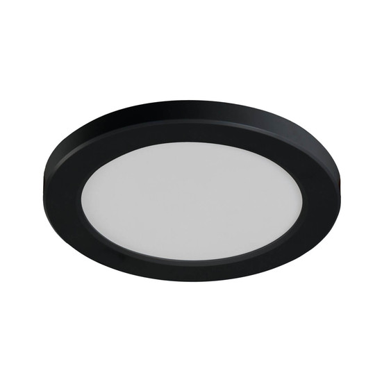Kanlux LED Downlight Erga 18W einstellbar CCT warm-/neutral-/tageslichtweiss 3000K/4000K/6500K Schwarz Ø23cm 24614