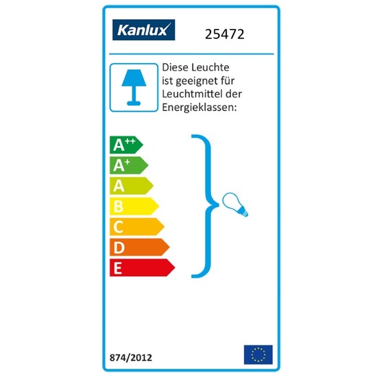 Kanlux GORD 25472 Anbauleuchte GU10 aluminium gebürstet