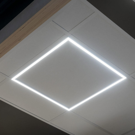 Kanlux LED Panel Avar 32W neutralweiss 4000K UGR19 Weiß Aluminium 59x59cm 26778