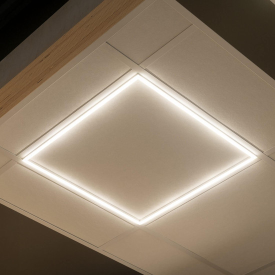 Kanlux LED Panel Avar 32W CCT warm-/neutral-/tageslichtweiss 3000K/4000K/6500K Weiß Aluminium 59x59cm 26779