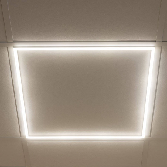 Kanlux LED Panel Avar 32W CCT warm-/neutral-/tageslichtweiss 3000K/4000K/6500K Weiß Aluminium 59x59cm 26779