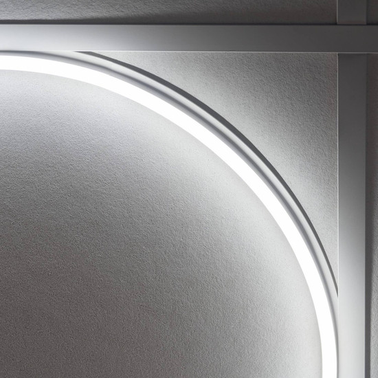 Kanlux LED Panel Avar 40W neutralweiss 4000K Weiß Aluminium Ø59cm 26785
