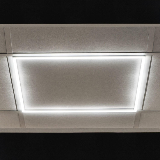 Kanlux LED Panel Avar 32W tageslichtweiss 6000K Weiß Aluminium 59x59cm 26789