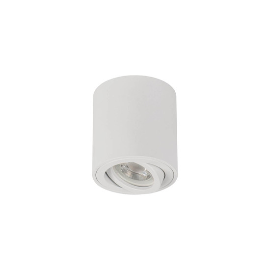 Kanlux Aufbaustrahler Bord GU10 Weiß Aluminium Ø8cm 28784