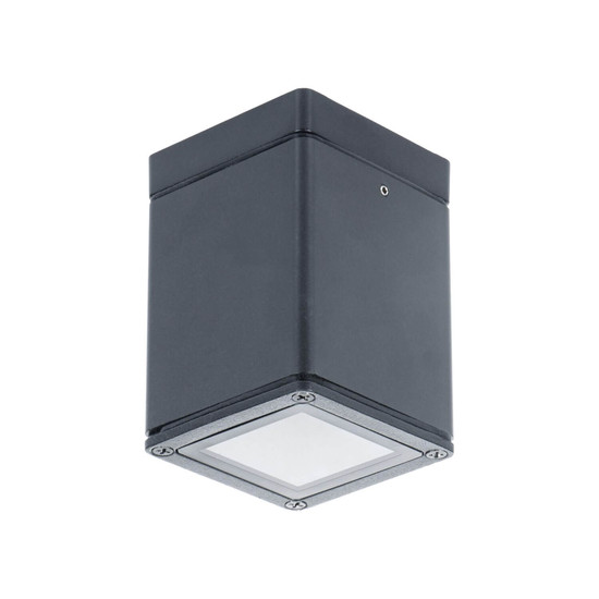 Kanlux Außendeckenleuchte Gori GU10 IP44 Anthrazit Aluminium 29004