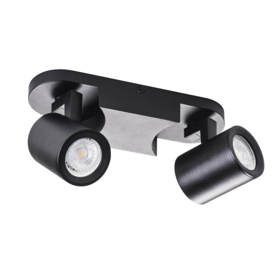 Kanlux LAURIN 29123 Wand-Deckenleuchte 2x max. 35W GU10 schwarz