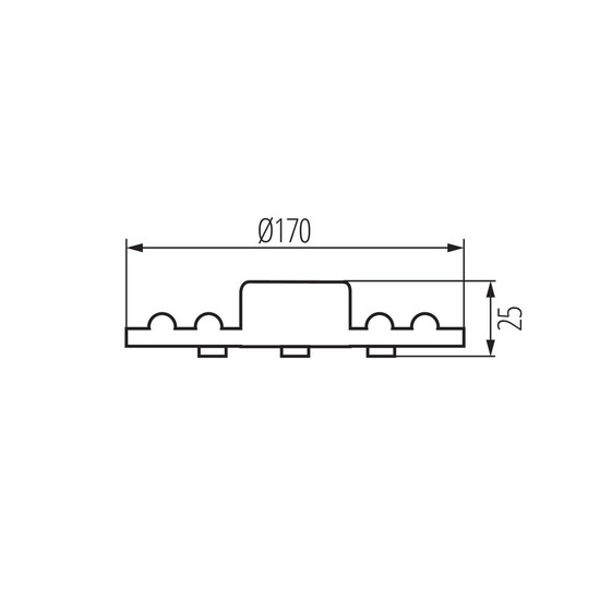 Kanlux LED Umrüstmodul 24W einstellbar CCT warm-/neutral-/tageslichtweiss 3000K/3500K/4000K/5000K/6500K 29304