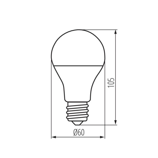 Kanlux Lampe SMART E27 Transparent 7W 33640