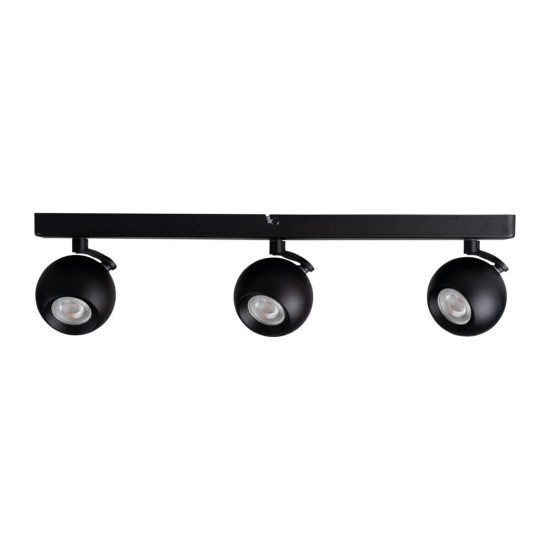 Kanlux Wand-Deckenleuchte GALOBA GU10 Schwarz 3x 33677