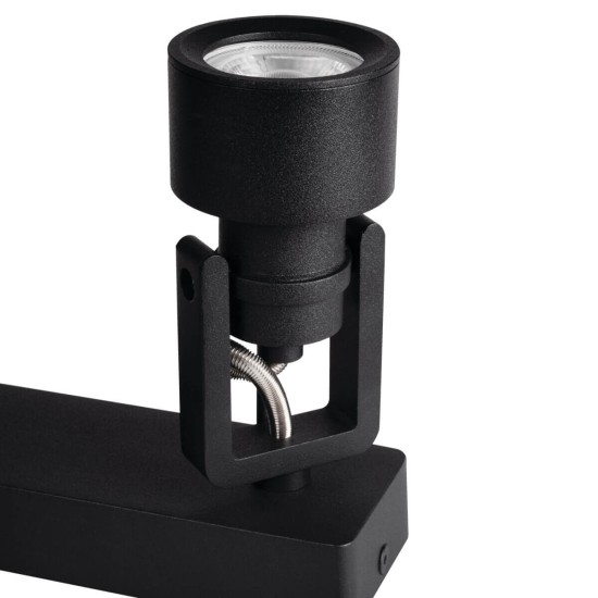 Kanlux Wand-Deckenleuchte SONDA II GU10 Schwarz 34920