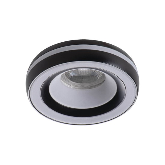 Kanlux Einbau-Downlight, Einbauleuchte ELICEO Gx5,3/GU10 Schwarz 35284