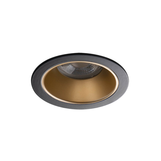 Kanlux Einbau-Downlight, Einbauleuchte GLOZO DSO Gx5,3/GU10 Gold/Schwarz 36224