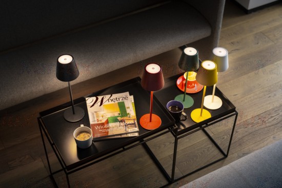 Kanlux 36323 INITA LED Akku Tischleuchte dimmbar Gelb IP54