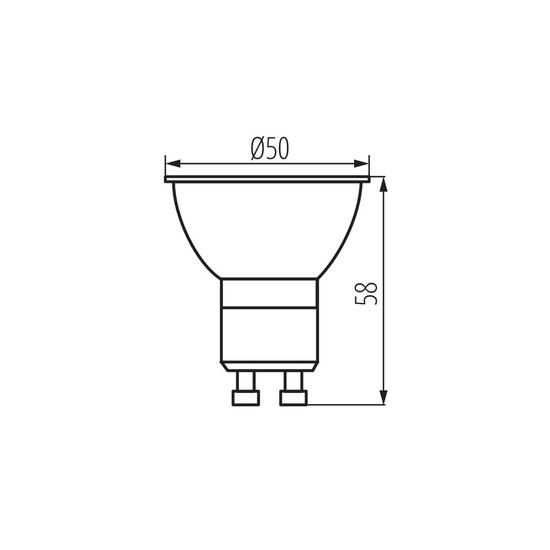 Kanlux LED Spot GU10 7W 1000lm neutralweiss 4000K 36335