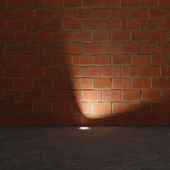 Kanlux Bodeneinbaustrahler BERG AD GU10 Edelstahl IP67 36430