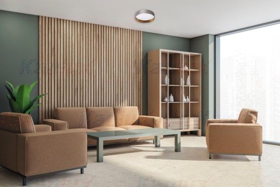 Kanlux 36467 RIFA LED Deckenleuchte 17,5W WW-GR/G